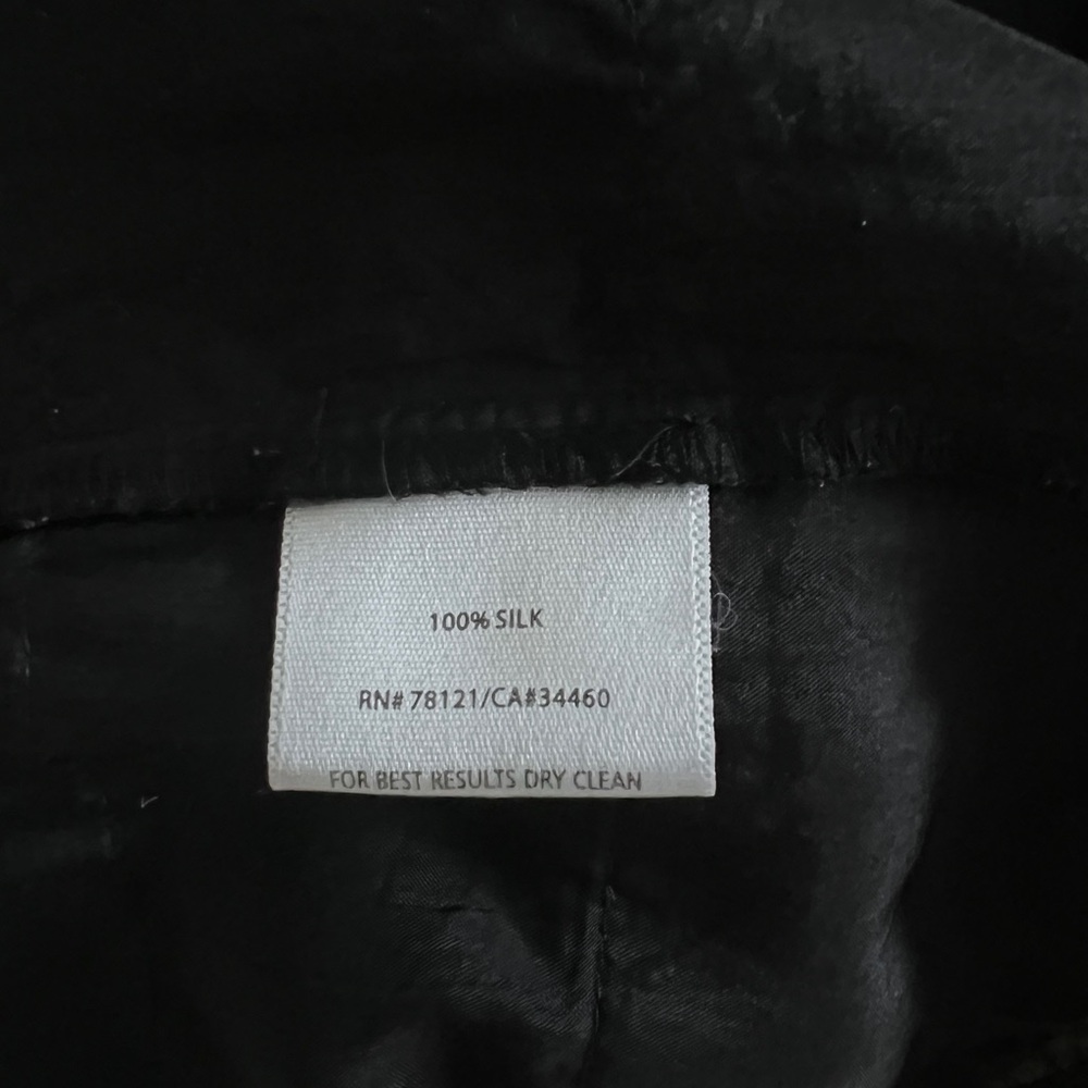 Eileen Fisher silk Elegant Black Sleeveless Dress - Picture 5 of 5